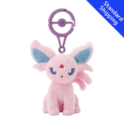 Pokemon Center mascot plush toy with carabiner Espeon Japan NEW