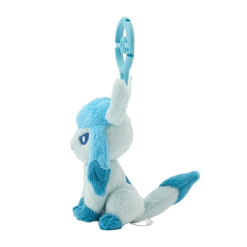 Pokemon Center mascot plush toy with carabiner Glaceon Japan NEW