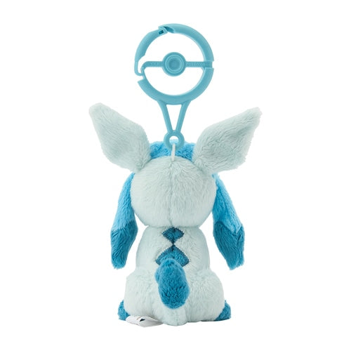 Pokemon Center mascot plush toy with carabiner Glaceon Japan NEW