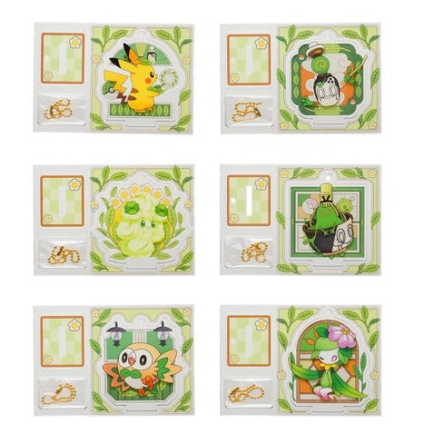 Pokemon Center Acrylic Charm Collection with Stand Cafe Poltchageist Japan NEW