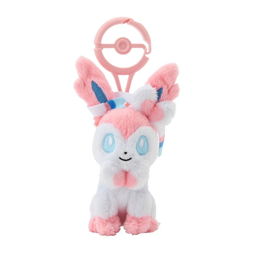 Pokemon Center mascot plush toy with carabiner Sylveon Japan NEW