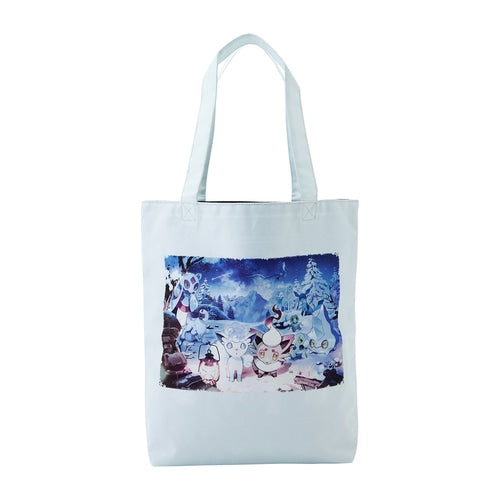 Pokemon Center reversible tote bag Snowy Gathering Japan NEW