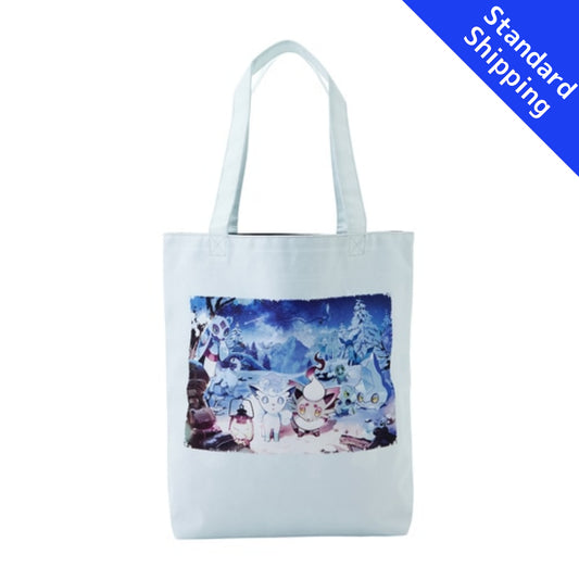 Pokemon Center reversible tote bag Snowy Gathering Japan NEW