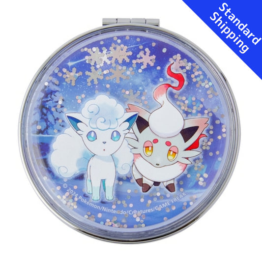 Pokemon Center hand mirror Snowy Gathering Japan NEW