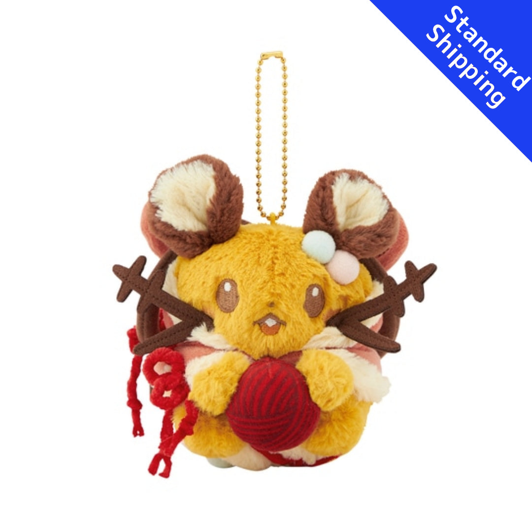 Pokemon Center Dedenne mascot Plush toy Pokemon Heartwarming Christmas Japan NEW