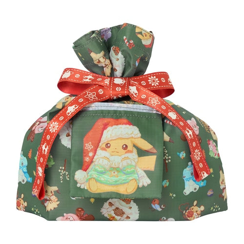 Pokemon Center Wrapping x Eco Bag S size Pokemon Heartwarming Christmas Japan NEW