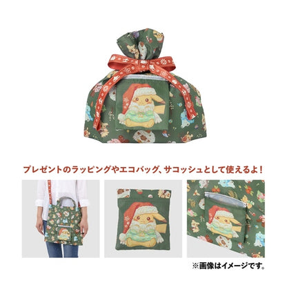 Pokemon Center Wrapping x Eco Bag S size Pokemon Heartwarming Christmas Japan NEW