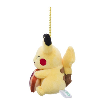 Pokemon Center NAGOYA Plush toy mascot Pikachu Red Bean Paste on Toast Japan NEW