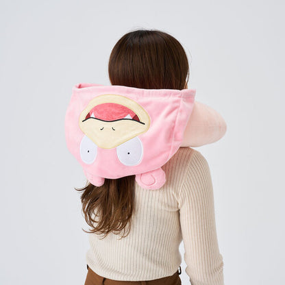 Pokemon Center Neck pillow with hood Slowpoke Japan NEW