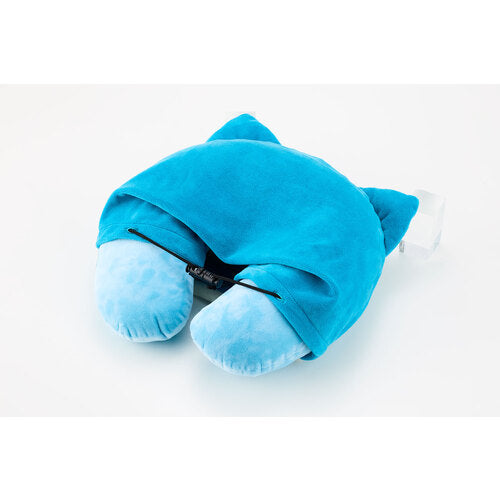 Pokemon Center Neck pillow with hood Snorlax Japan NEW