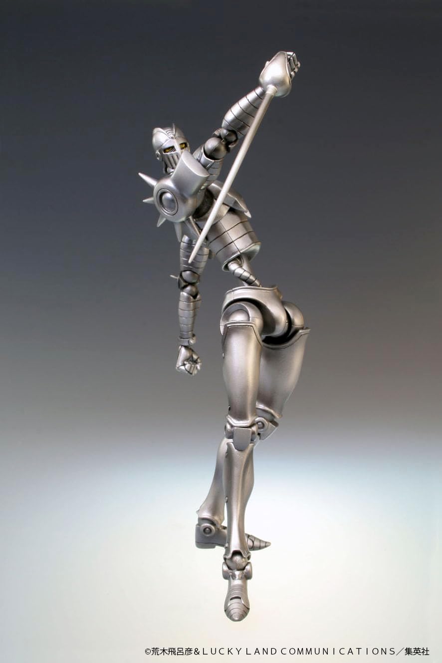 Figura de estatua de súper acción de JoJo's Bizarre Adventure 3.a parte JP Polnareff y Silver Chariots Japón NUEVO