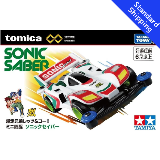 Tomoca Bakusou Kyoudai Let's & Go!! Mini 4WD Sonic Saber Takara Tomy Japan H113
