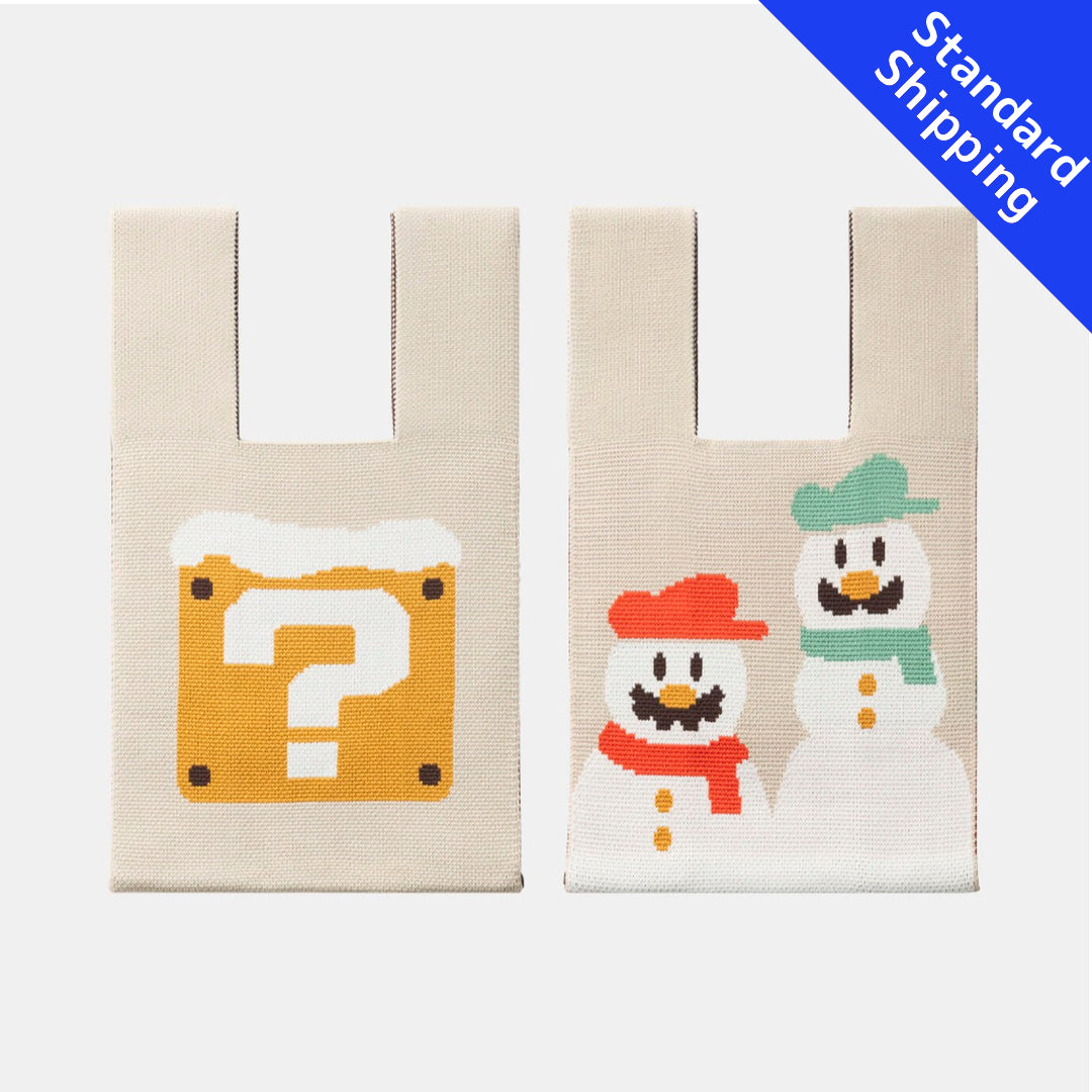 Nintendo Super Mario winter collection knit bag Japan TOKYO/OSAKA/KYOTO NEW