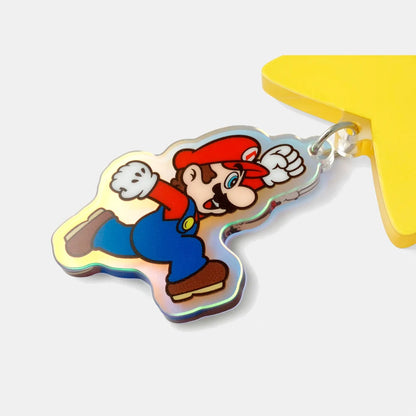 Nintendo Super Mario Super star Decoração Charm Japão TÓQUIO/OSAKA/KYOTO NOVO