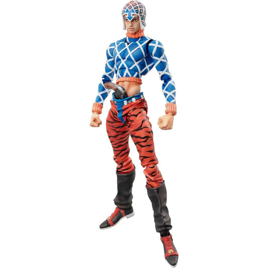 JoJo's Bizarre Adventure Super Action Statue Figura 5ª parte Guido Mista e SP 3º SAS Japão NOVO