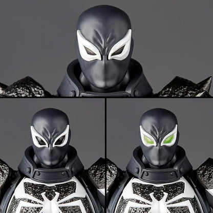 KAIYODO Revoltech Amazing Yamaguchi Agent Venom Figura sin escala Japón NUEVO
