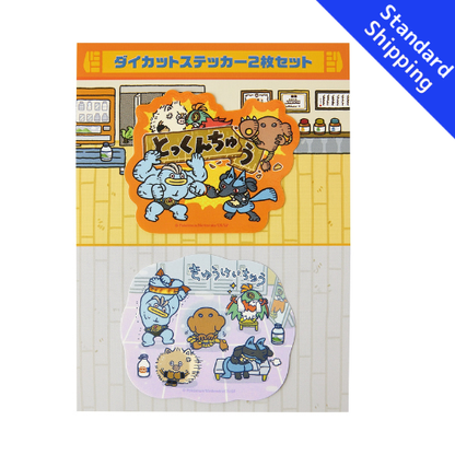 Pokemon Center Original Die-cut Sticker Set of 2 Training in Progress