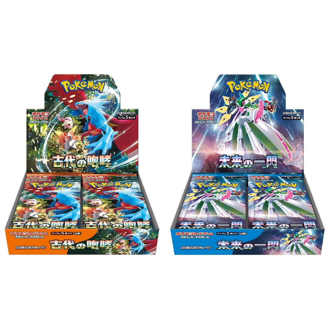 Pokemon Card Scarlet & Violet Booster Box Ancient Roar & Future Flash –  GLIT Japanese Hobby Shop