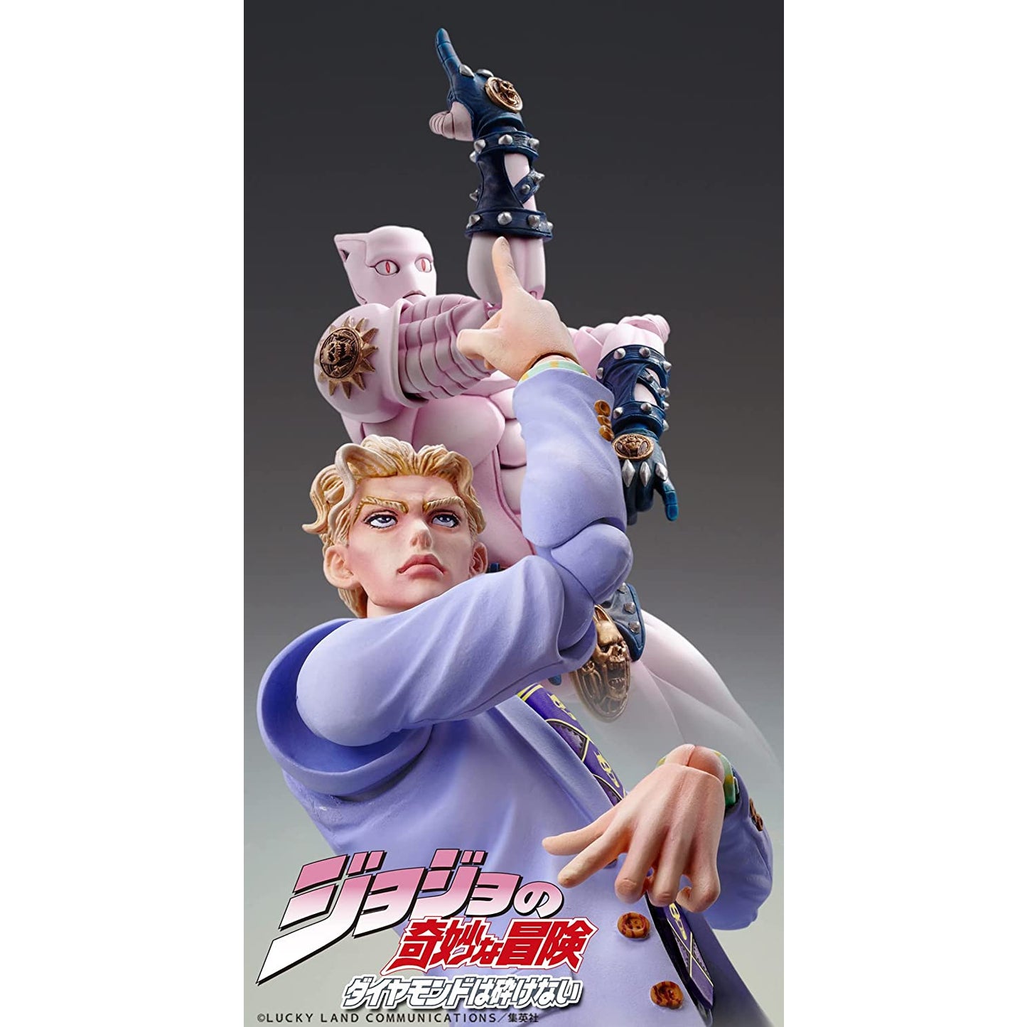 JoJo's Bizarre Adventure Super Action Statue Figure 4ª parte Yoshikage Kira Second & Killer Queen Second S.A.S Japão NOVO