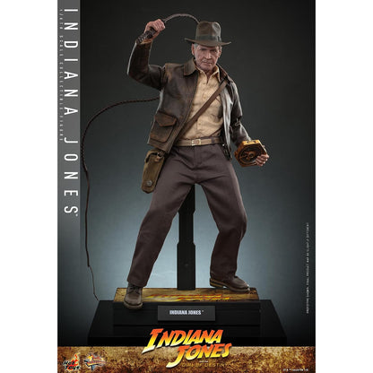 Obra-prima do cinema Indiana Jones e o Disco do Destino Figura em Escala 1/6 do Indiana Jones Japão NOVO