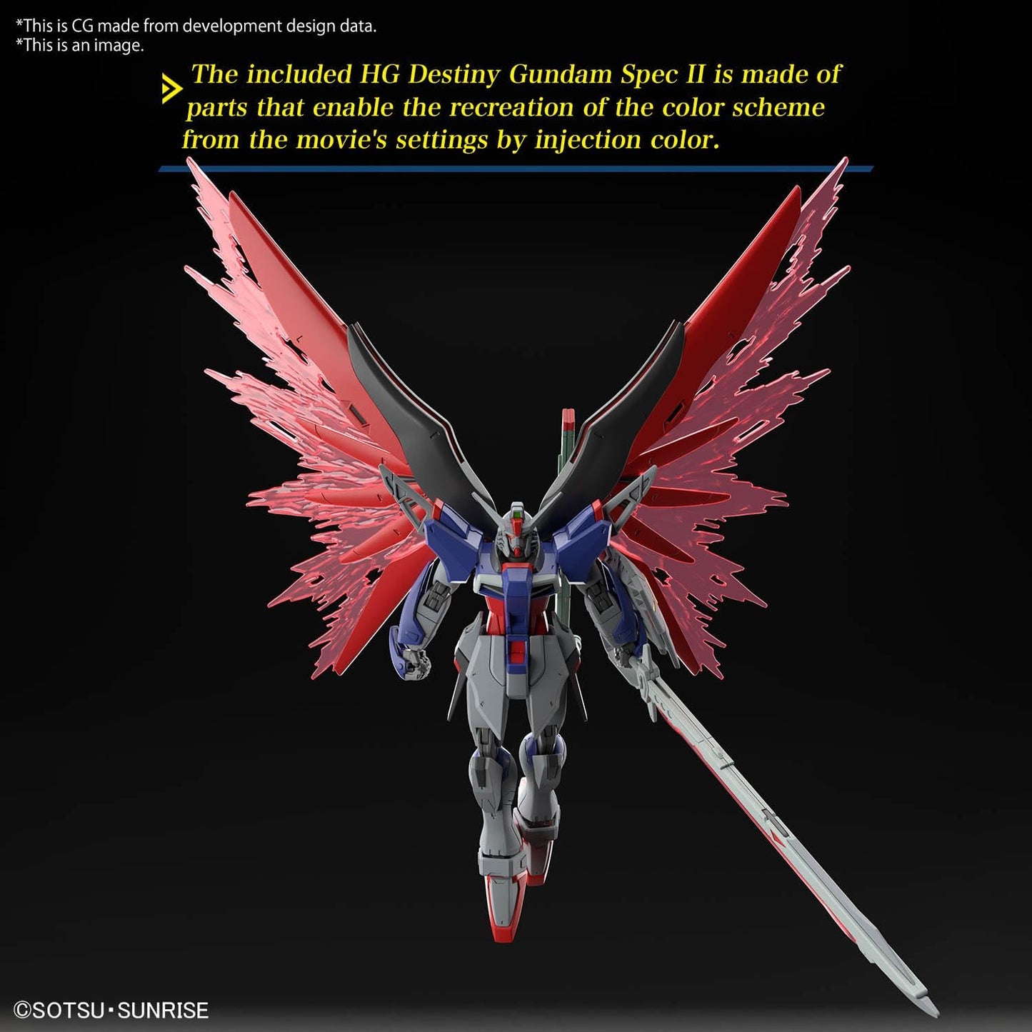 BANDAI SPIRITS Destiny Gundam .Spec Ⅱ & Zeus silhouette HG 1/144 Gundam Seed freedom Japan NEW