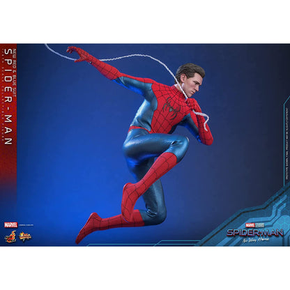 Hot Toys Movie Masterpiece Spider-Man: Sem Volta para Casa Spider-Man Novo Boneco do Traje Vermelho e Azul Japão NOVO