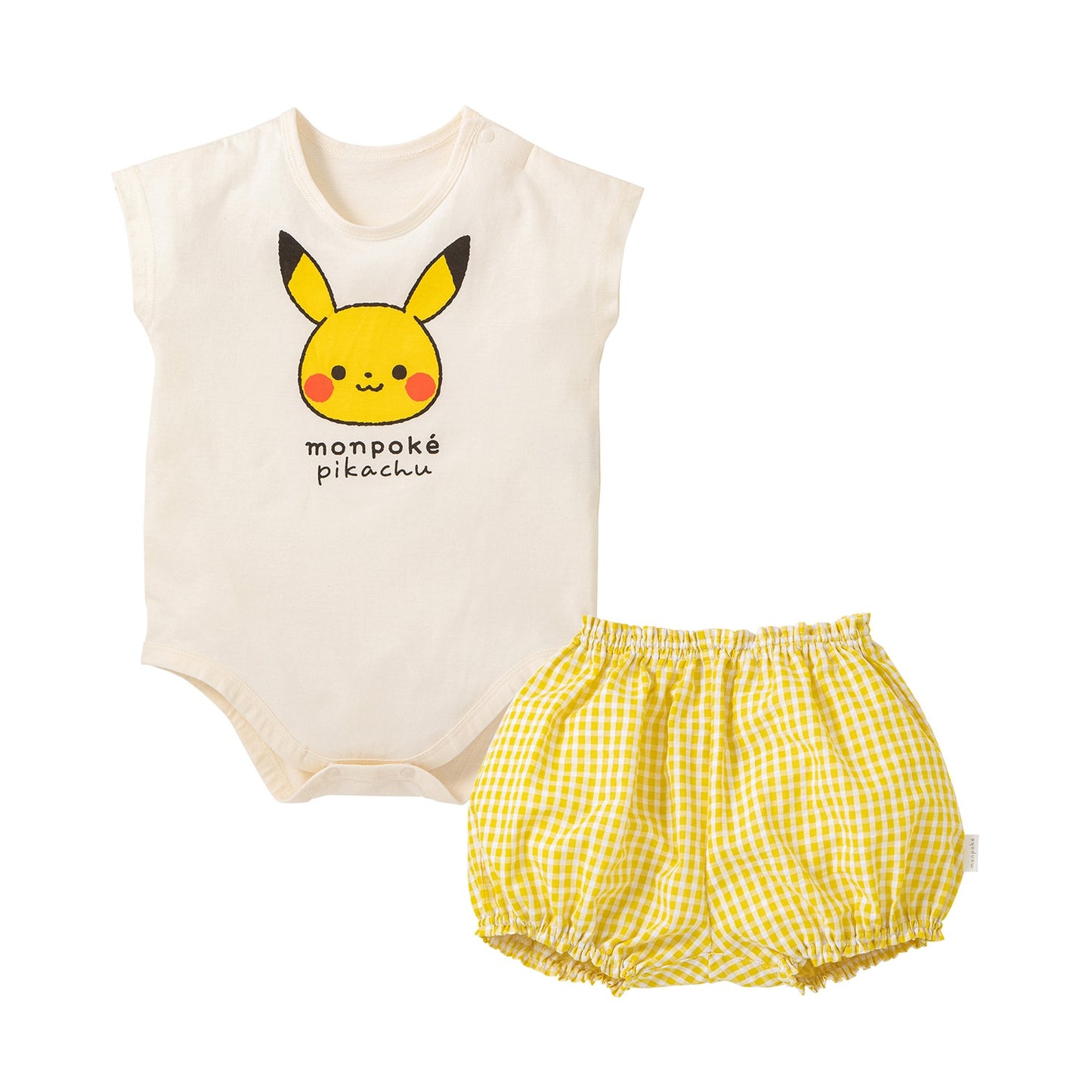 Monpoke YE Short-sleeve Romper with Bloomers
