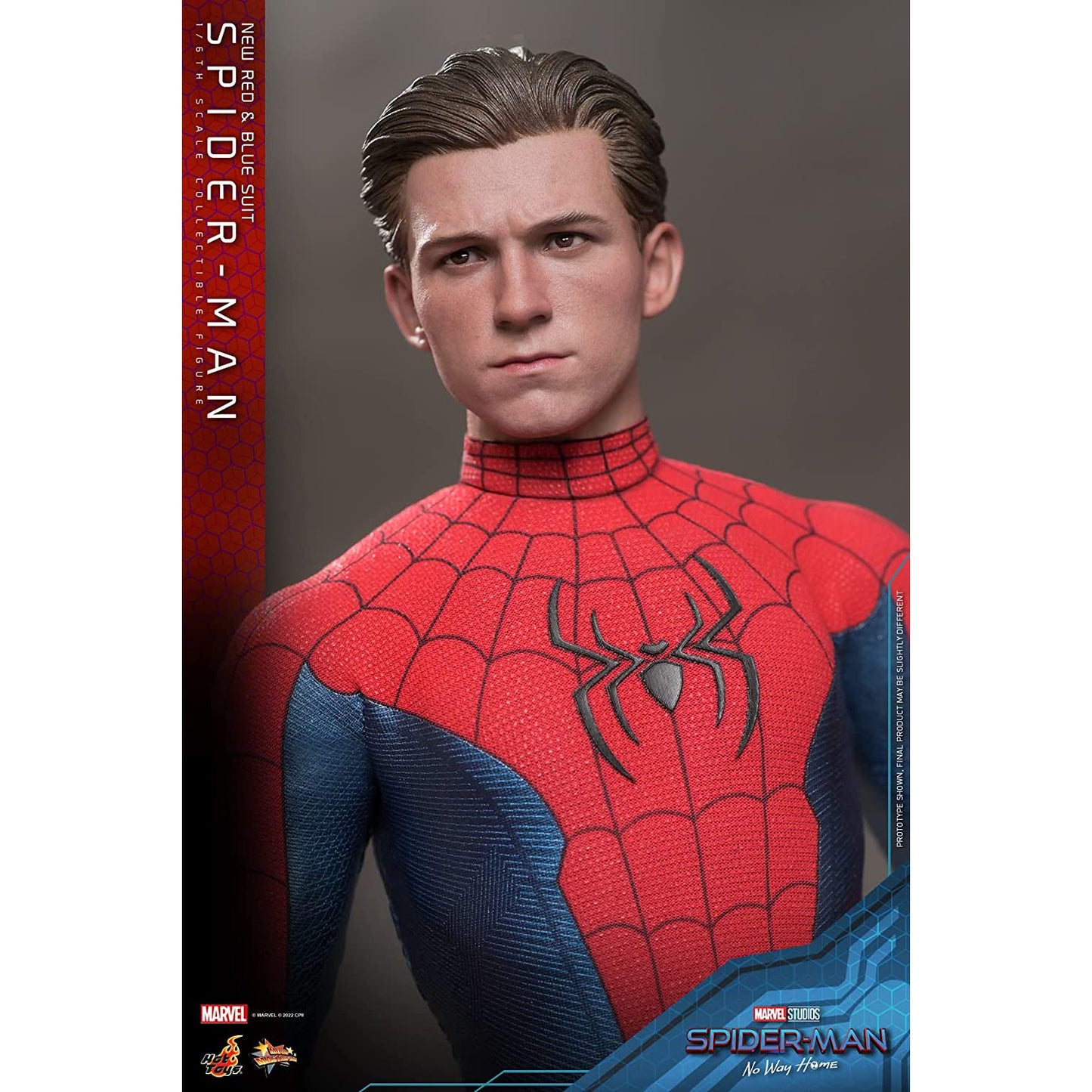 Hot Toys Movie Masterpiece Spider-Man : No Way Home Spider-Man New Red & Blue Suit Figure Japan NEW