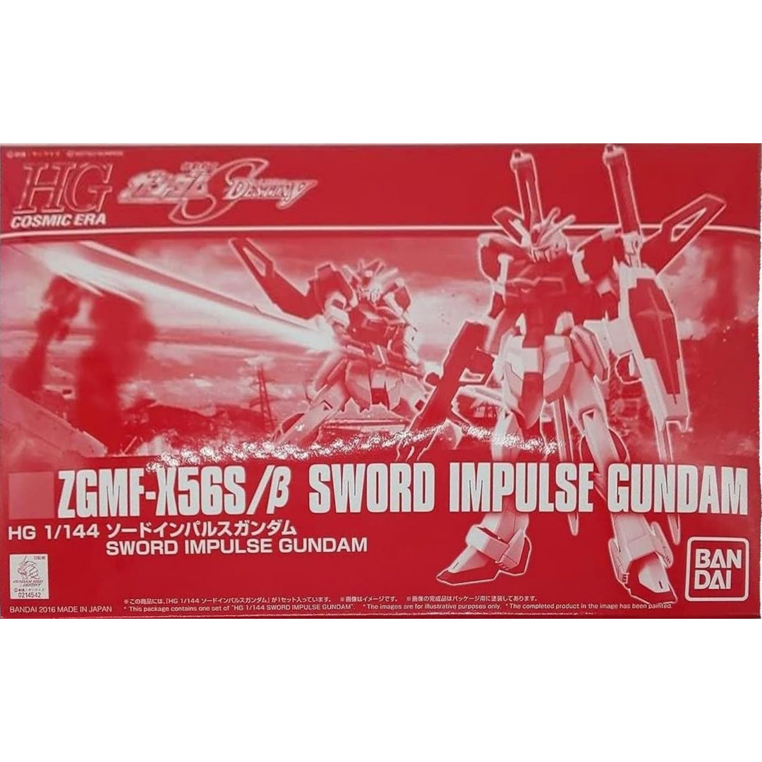 BANDAI SPIRITS HG 1/144 ZGMF-X56S/β Sword Impulse Gundam Japão NOVO