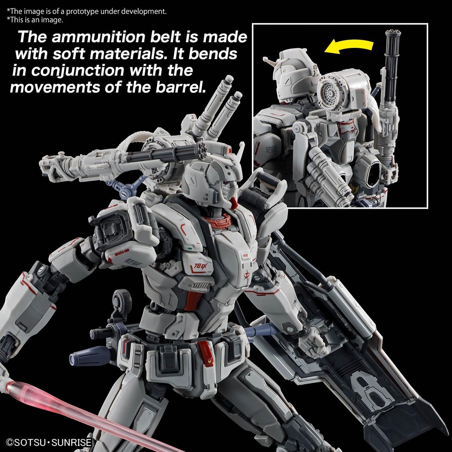 BANDAI SPIRITS plastic model The Mobile suit Gundam Requiem For Vengeance RX 78GE Gundam EX RFV Japan NEW