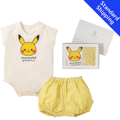 Monpoke YE Short-sleeve Romper with Bloomers