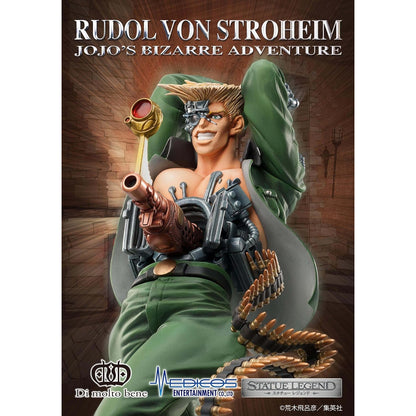 JoJo's Bizarre Adventure Super Action Estatua Figura 2ª parte Rudolf Von Stroheim SAS Japón NUEVO