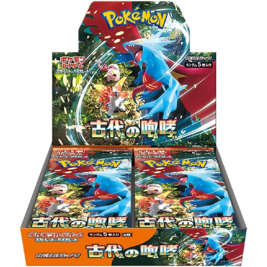 Booster Box de Cartas Pokémon Escarlate & Violeta Rugido Antigo sv4K Japonês