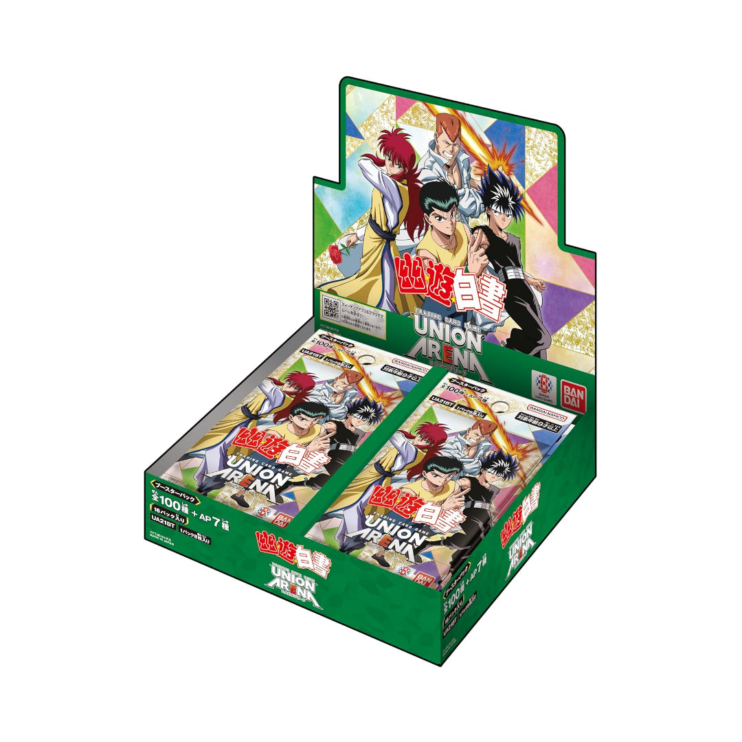 BANDAI UNION ARENA UA21BT YuYu Hakusho Jogo de Cartas Box Japão