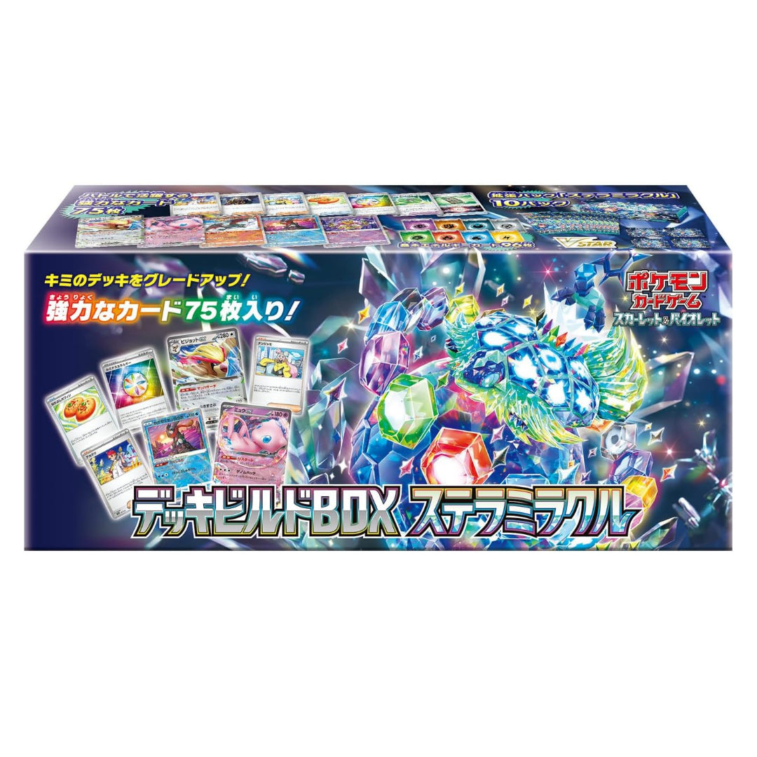 Pokemon Card Scarlet & Violet Booster Box Stellar Miracle Deck Build Box sv7 Japanese