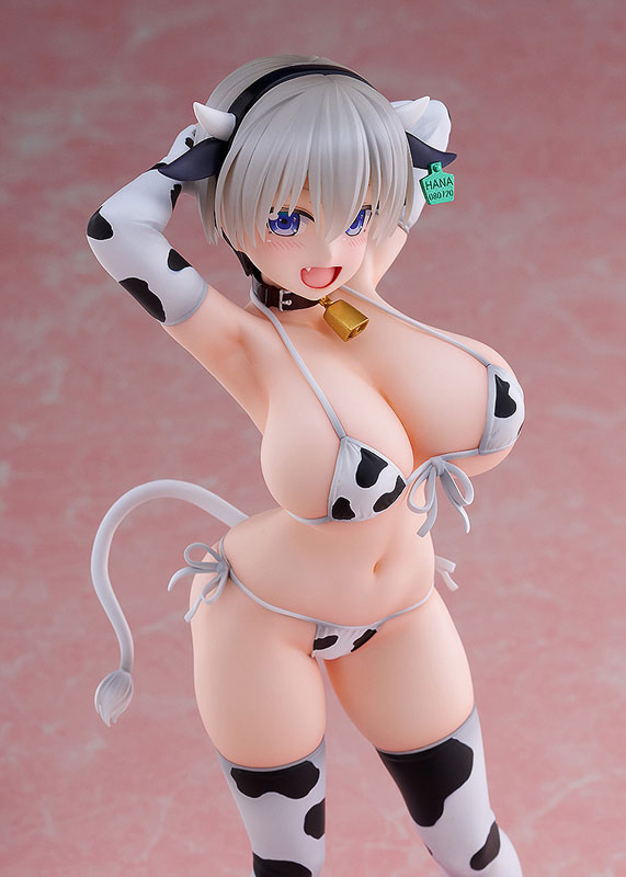 Good Smile Company Uzaki-chan Wants to Hang Out! ω Uzaki Hana Cow Pattern Bikini 1/7 Scale Figure Japan NEW