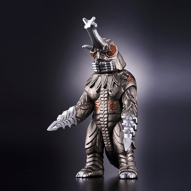 BANDAI Godzilla Filme Série de Monstros Megaron versão de cor retro. (Megaron de "Godzilla vs. Megaron") Figura de PVC Japão NOVO