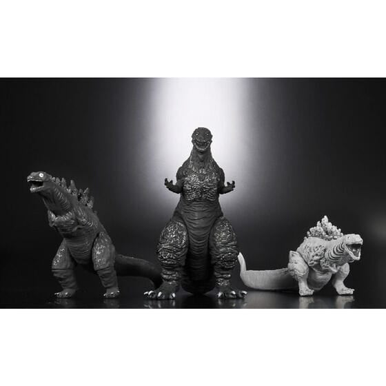 BANDAI Godzilla Movie Monster Series Shin Godzilla Ortho three form set PVC Figure Japan NEW