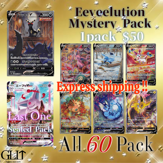 Pokemon Card Eeveelution Mystery Pack Japanese