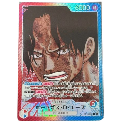 ONE PIECE Card Game Portgas D Ace leader Carrying on His Will OP13 002 japanese