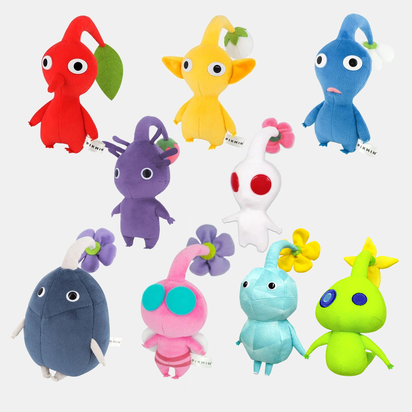 Pikmin plush deals set