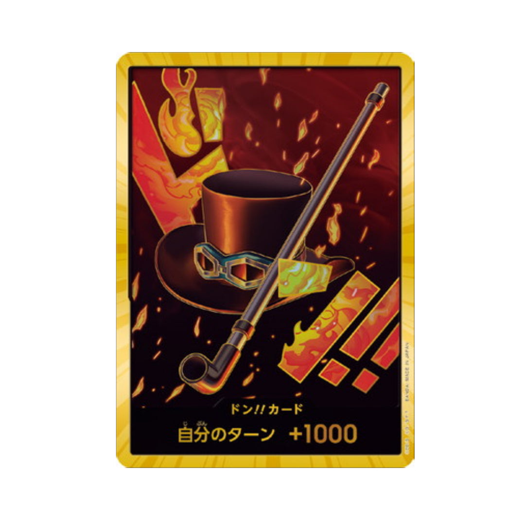 BANDAI ONE PIECE Jogo de Cartas O MELHOR PRB 01 Sabo Don Super Paralelo Japonês NOVO