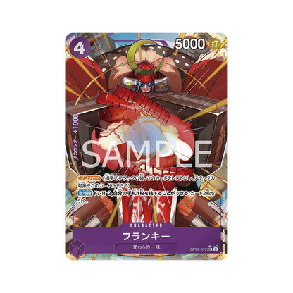 BANDAI ONE PIECE Card Game Emperors in the New World OP-09 Franky SR Parallel Japanese NEW