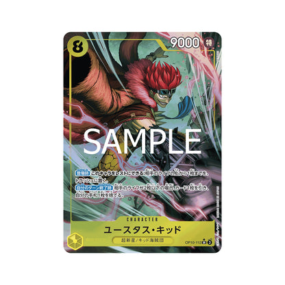 BANDAI ONE PIECE Card Game Royal Blood OP-10 Eustass Captain Kid SR Parallel Japanese NEW