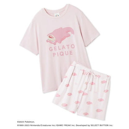 Camiseta e Shorts Pokemon Sleep Cool sensação FEMININO Gelato pique Japão NOVO