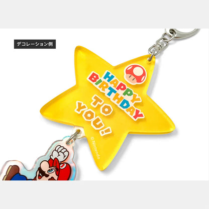 Nintendo Super Mario Super star Decoração Charm Japão TÓQUIO/OSAKA/KYOTO NOVO