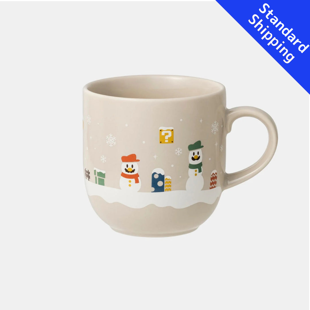 Nintendo Super Mario winter collection Mug Japan TOKYO/OSAKA/KYOTO NEW