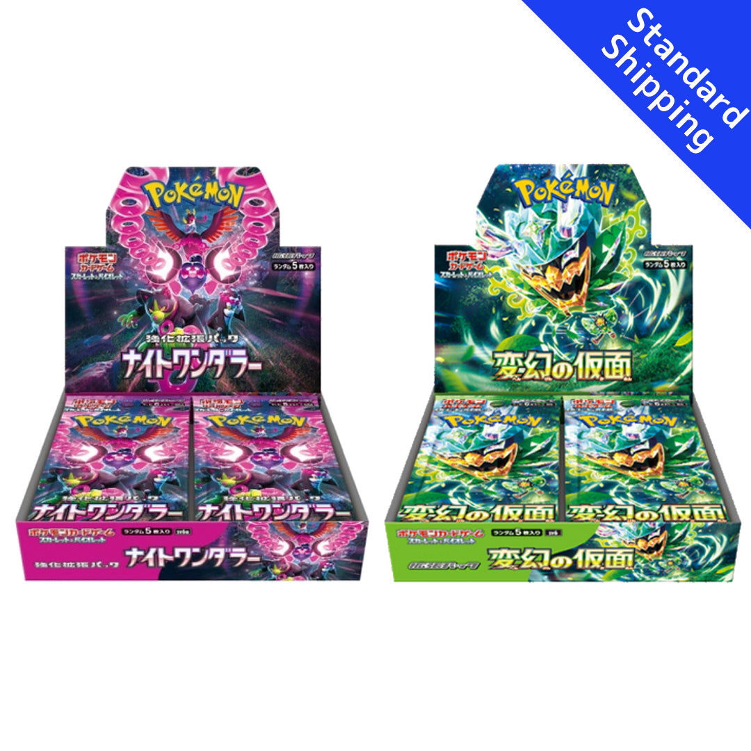 Pokemon Card Scarlet & Violet Booster Box Mask of Change & Night Wanderer sv6 sv6a Booster Box set Japanese