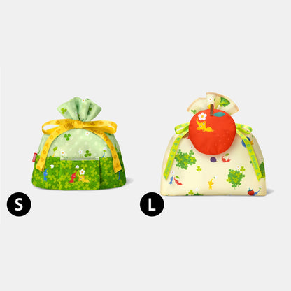 Nintendo Wrapping x Eco bag Pikmin S (Pikmin & Bulborb) / L (Pikmin & Fruit) Japan