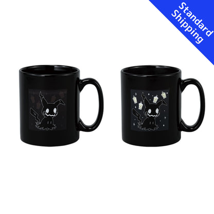 BANDAI Pokemon Ichiban kuji Type:Ghost Mimikyu / Gengar Changing mug Japan NEW